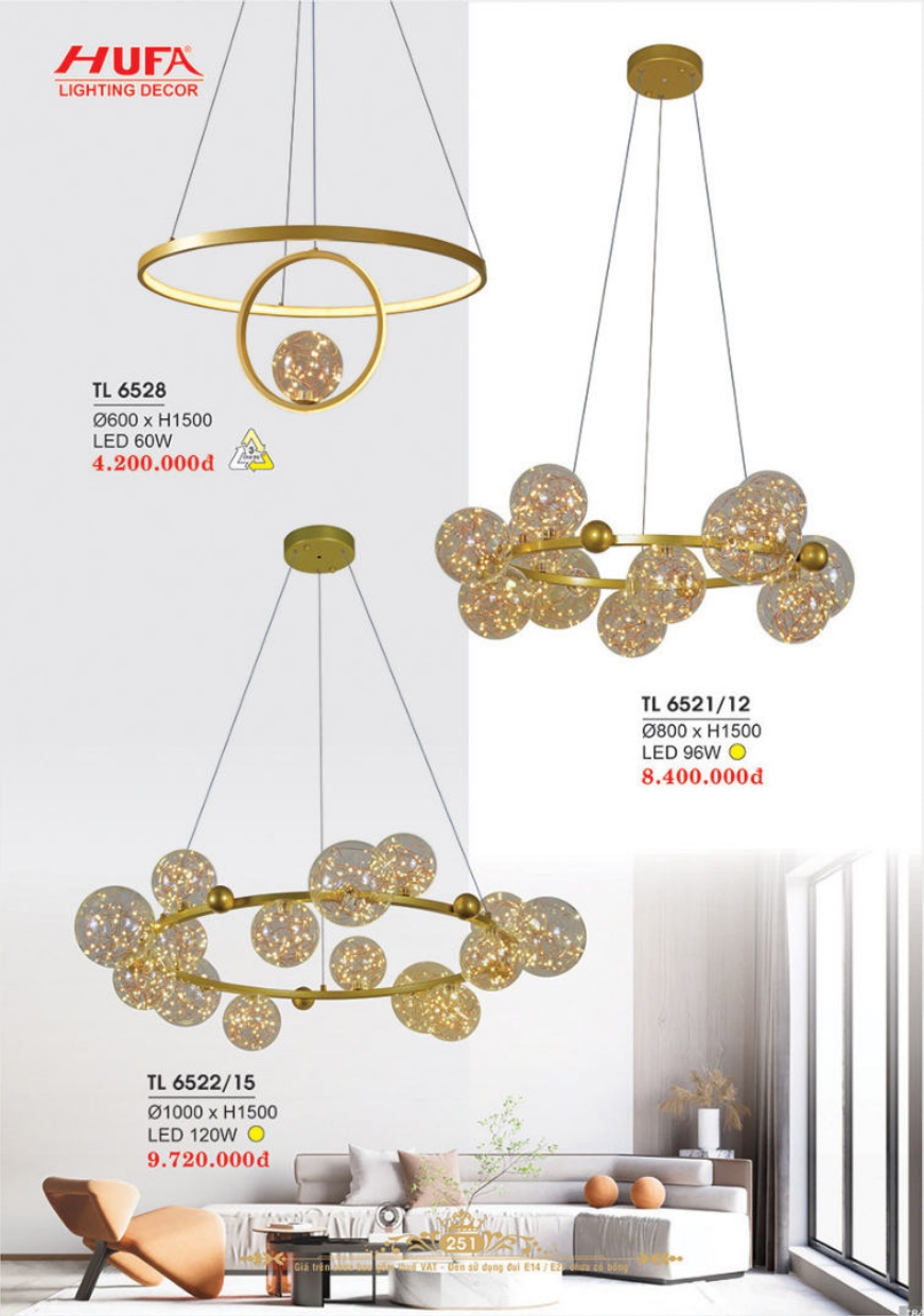 Bảng giá đèn trang trí HUFA